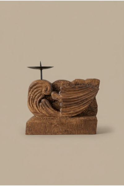 Candle Holder - The Swan - Natural